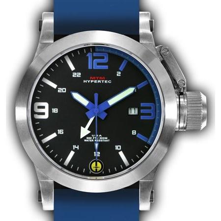 MTM WATCH HYP-SS4-BLUE-BL2S-A Hypertec 44 Silver - Blue Dial - Blue Rubber  II- Silver Buckleの画像