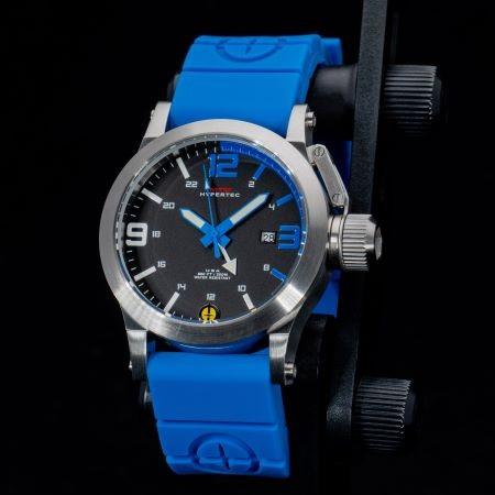 MTM WATCH HYP-SS4-BLUE-BL2S-A Hypertec 44 Silver - Blue Dial - Blue Rubber  II- Silver Buckleの画像
