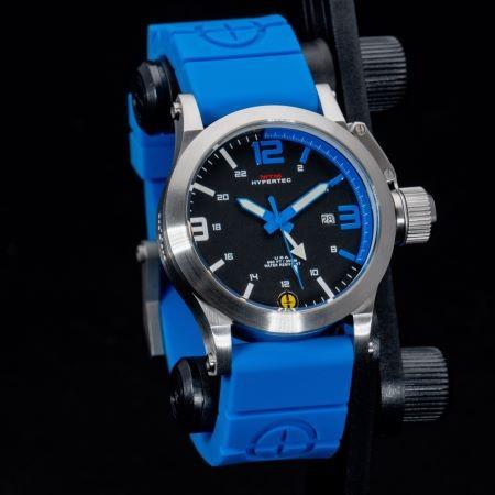 MTM WATCH HYP-SS4-BLUE-BL2S-A Hypertec 44 Silver - Blue Dial - Blue Rubber  II- Silver Buckleの画像