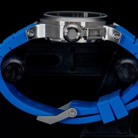 MTM WATCH HYP-SS4-BLUE-BL2S-A Hypertec 44 Silver - Blue Dial - Blue Rubber  II- Silver Buckleの画像
