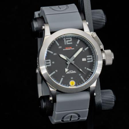 MTM WATCH HYP-SS4-GREY-GR2S-A Hypertec 44 Silver - Grey Dial - Grey Rubber II- Silver Buckleの画像