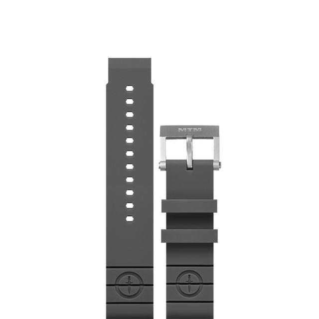 MTM WATCH HYP-SS4-GREY-GR2S-A Hypertec 44 Silver - Grey Dial - Grey Rubber II- Silver Buckleの画像