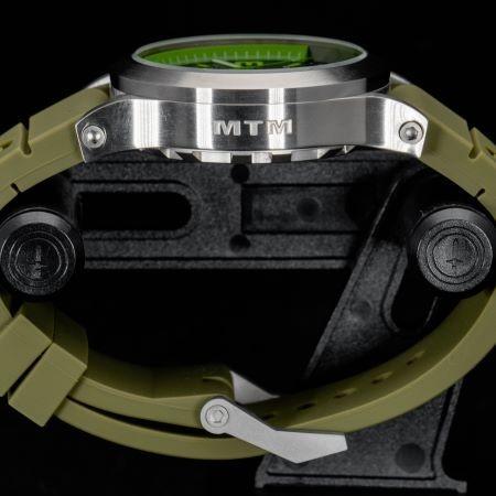 WATCH HYP-SS4-GRN1-GN2S-A Hypertec 44 Silver - Green Dial - Green Rubber II- Silver Buckle 【POINTtec】