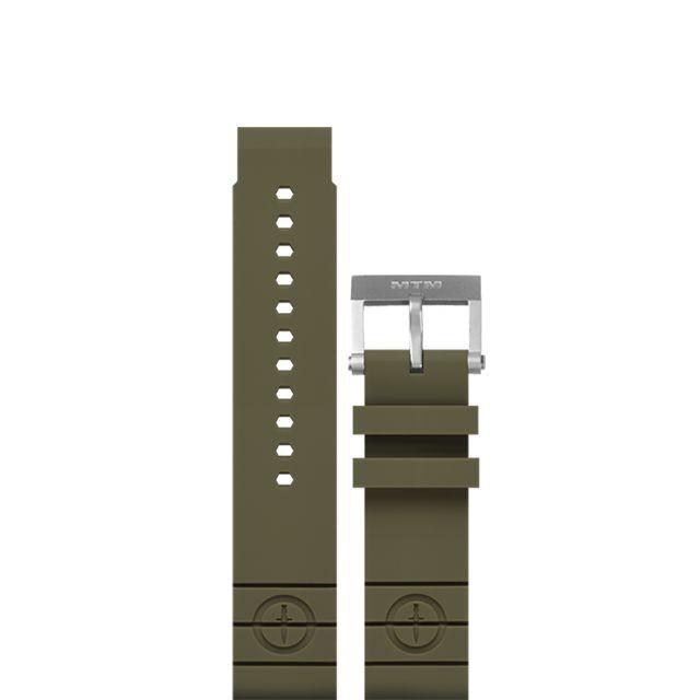 WATCH HYP-SS4-GRN1-GN2S-A Hypertec 44 Silver - Green Dial - Green Rubber II- Silver Buckle 【POINTtec】