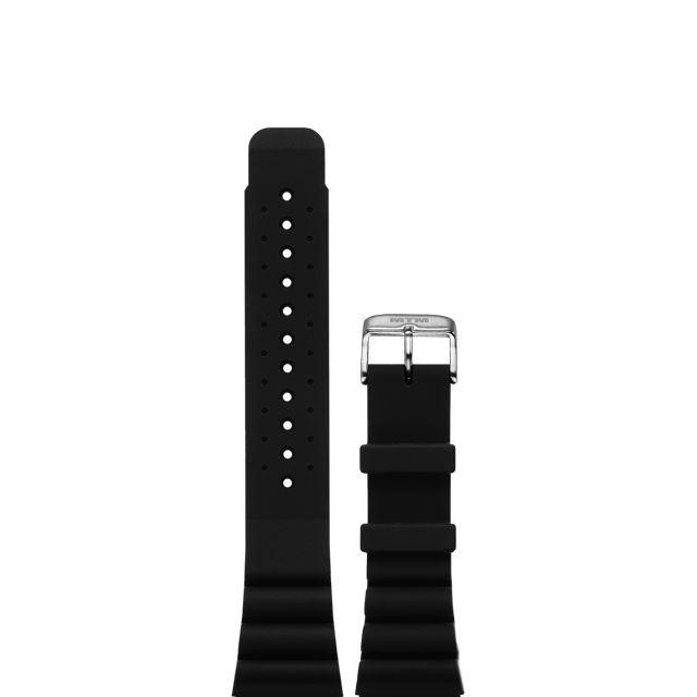 MTM WATCH HYP-SS4-WHT1-BR1S-A Hypertec 44 Silver - White Dial - Black Rubber I- Silver Buckleの画像
