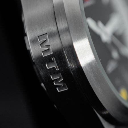 MTM WATCH HYP-SS4-WHT1-BR1S-A Hypertec 44 Silver - White Dial - Black Rubber I- Silver Buckleの画像