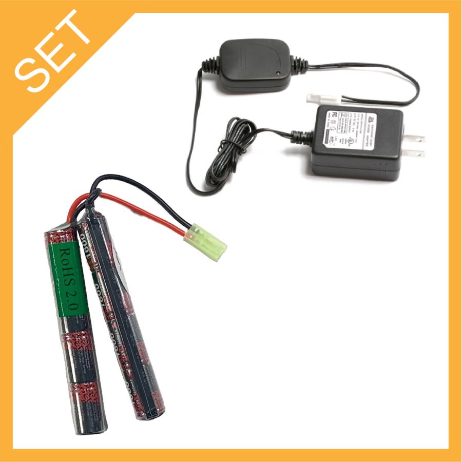 G&G ニッケル水素＆専用充電器セット【9.6v セパレート タミヤコネクタ