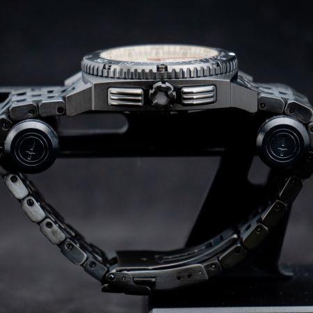 MTM WATCH PAT-TBK-TAN1-MBTI Patriot Black Tit Tan Dial - Band