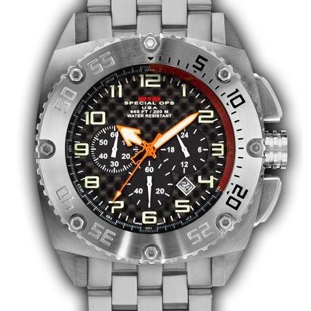 MTM WATCH PAT-TSL-BLCK-MBTI Patriot Silver Tit Black Dial - Tit Bandの画像