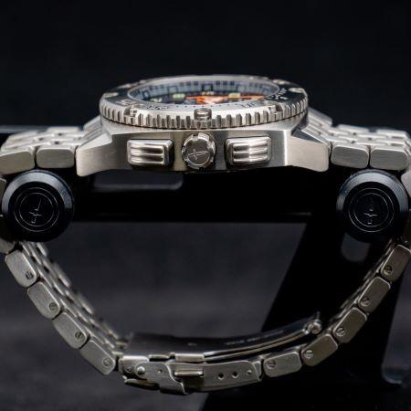 MTM WATCH PAT-TSL-BLCK-MBTI Patriot Silver Tit Black Dial - Tit Bandの画像