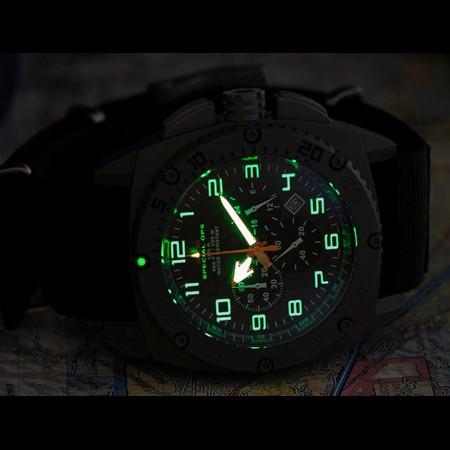 MTM WATCH PAT-TSL-BLCK-MBTI Patriot Silver Tit Black Dial - Tit Bandの画像
