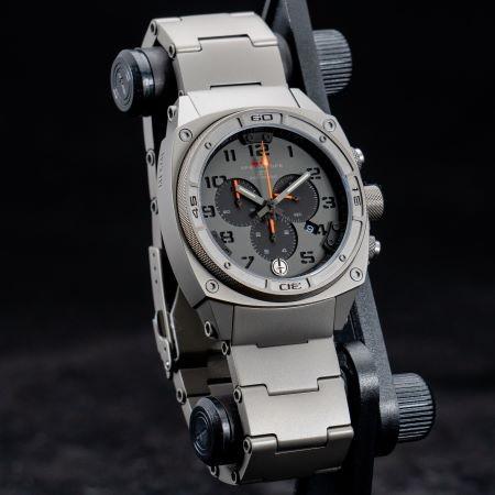 MTM WATCH PR2-TGR-GBB1-MBTI-OH Predator II Grey Tit GBB01 - Tit Band - Orange Handの画像