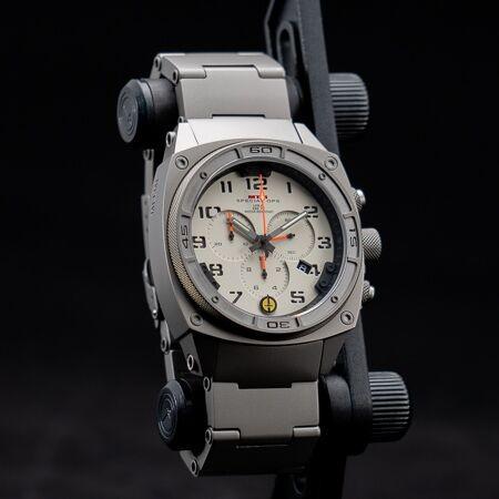 MTM WATCH PR2-TGR-TTG1-MBTI-OH Predator II Grey Tit TTG01 - Tit Band - Orange Handの画像