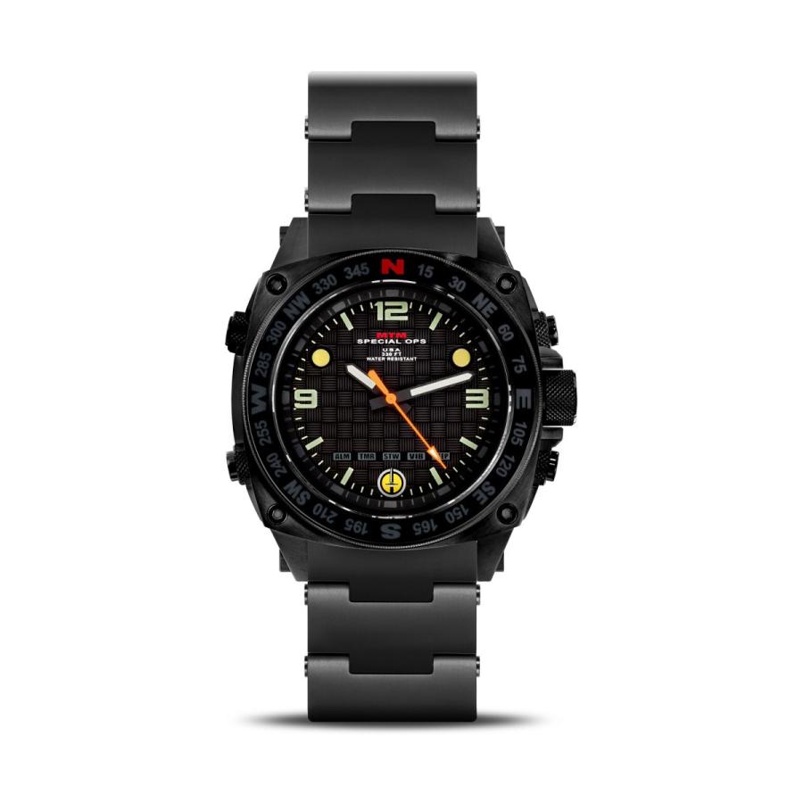 MTM WATCH SIL-SBK-BLCK-MBSS Silencer Black - SS Band : LIBERATOR 