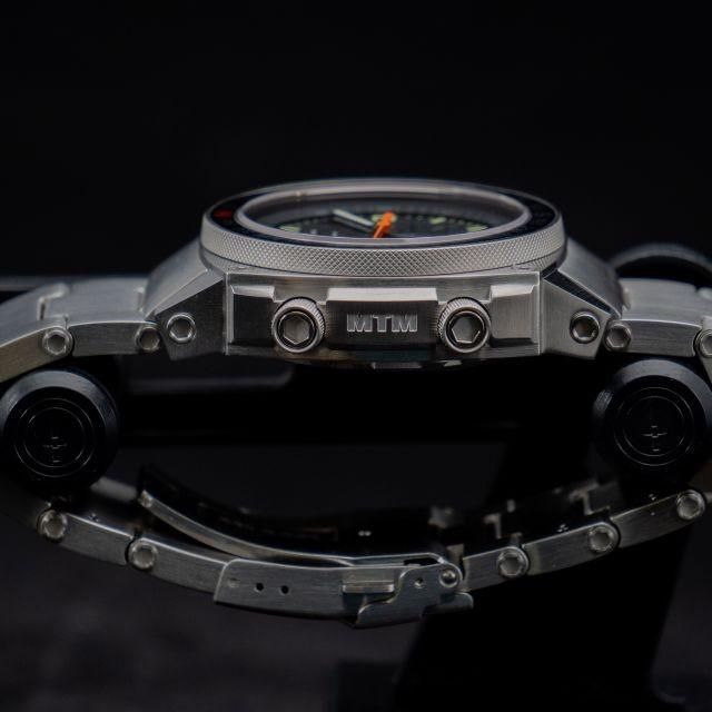 MTM WATCH SIL-SSL-BLCK-MBSS Silencer Silver - SS Bandの画像