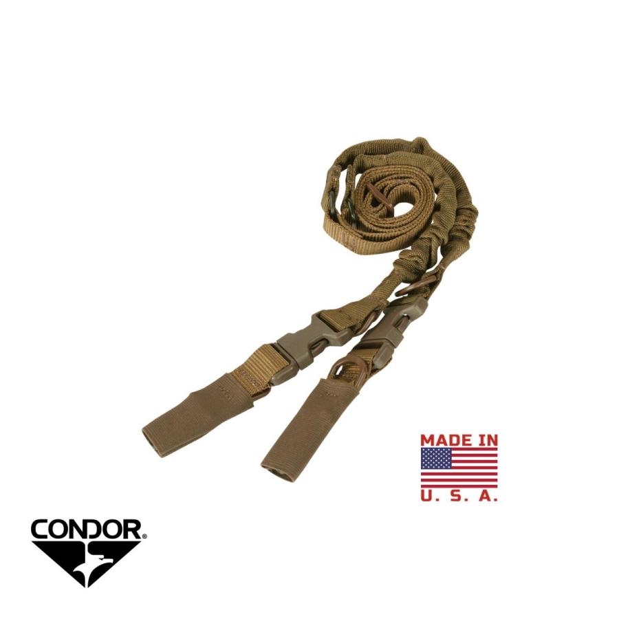 Condor CBT 2-Point Bungee Rifle Sling – Dual Bungee, Quick-Release Buckles, HK Snap Hooks, Adjustable Tactical Sling 1 thumbnail image