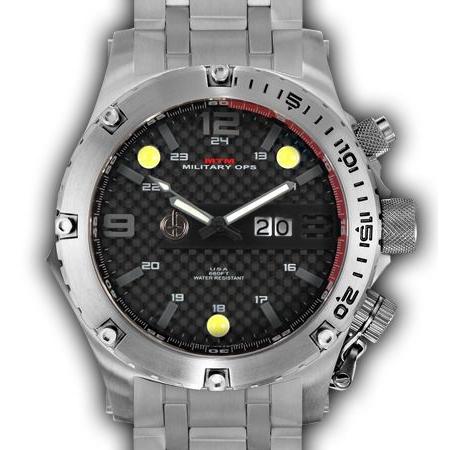 MTM WATCH VUL-TSL-BKCB-MBTI Vulture Silver Black Dial - Tit Bandの画像