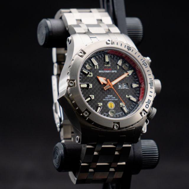 MTM WATCH VUL-TSL-BKCB-MBTI Vulture Silver Black Dial - Tit Bandの画像