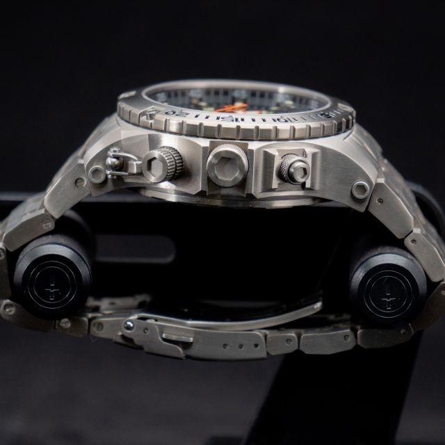 MTM WATCH VUL-TSL-BKCB-MBTI Vulture Silver Black Dial - Tit Bandの画像