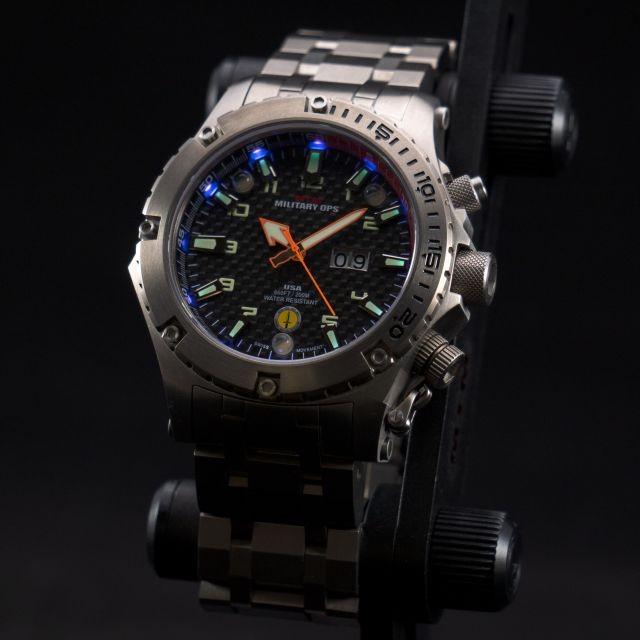MTM WATCH VUL-TSL-BKCB-MBTI Vulture Silver Black Dial - Tit Bandの画像