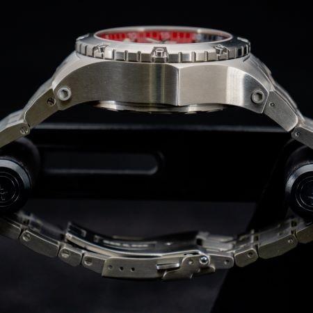 MTM WATCH VUL-TSL-TAN1-MBTI Vulture Silver Tan-S Dial - Tit Bandの画像