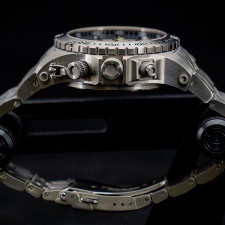 MTM WATCH VUL-TSL-TAN1-MBTI Vulture Silver Tan-S Dial - Tit Bandの画像