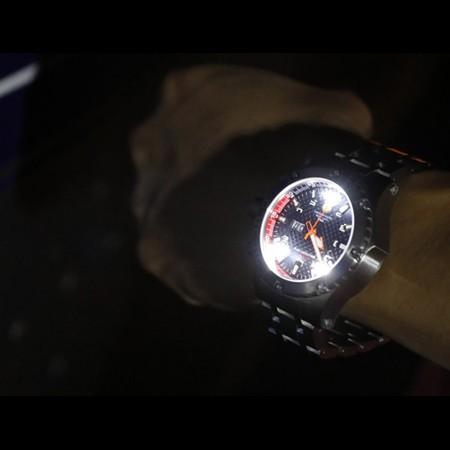 MTM WATCH VUL-TSL-TAN1-MBTI Vulture Silver Tan-S Dial - Tit Bandの画像