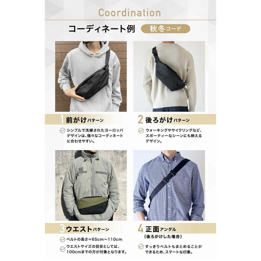 雑誌MonoMax掲載】公式 セイファス ボディバッグ 機能強化モデル