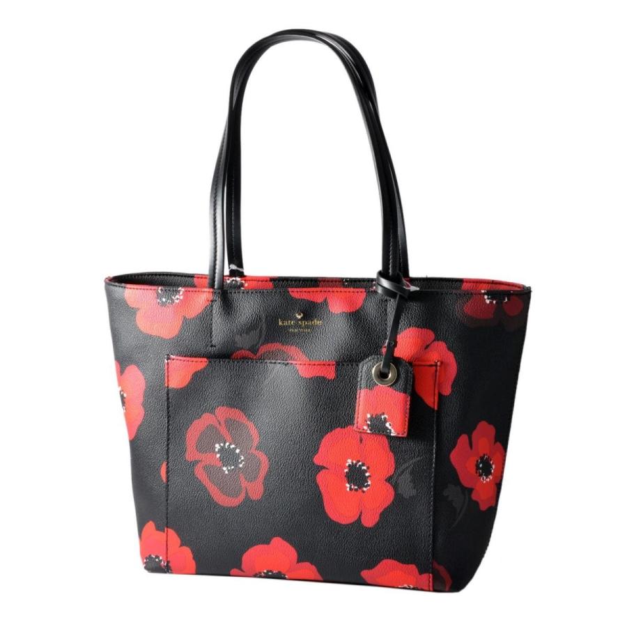 ケイトスペード Kate Spade Pxru8040 098 ポピープリント ショルダー トートバッグ A４サイズ対応 Hyde Lane Poppies Small Riley Www Erhamah Com