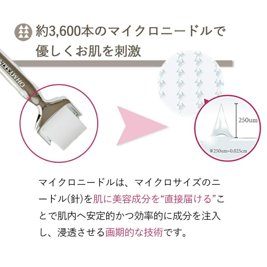 OHMYSKIN!!! (使い捨てマイクロニードルローラーパッチ ハンドル