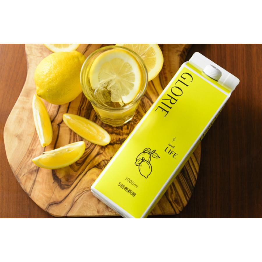 マスカット・レモン セット】酵素ドリンク グロリエ 1000ml GLORIE 5倍 