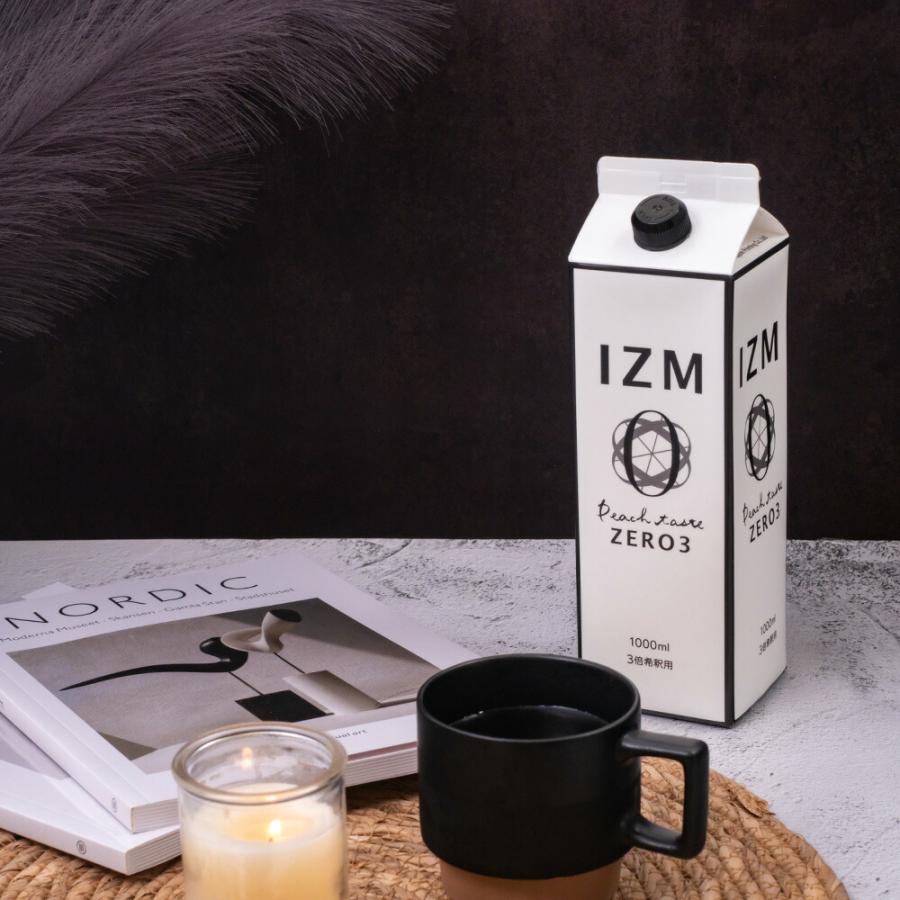 IZM 【 ZERO3 】リニューアル♪ 酵素ドリンク ピーチテイスト イズム