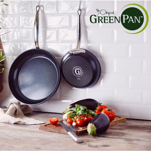 【美品】GreenPan 最上位モデル バルセロナプロ フライパン 28cm GREEN PAN（グリーンパン） バルセロナプロ フライパン 28cm CC007544
