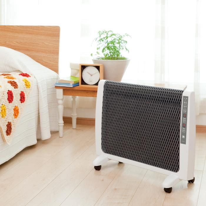 ゼンケン パネルヒーター 遠赤外線暖房機 RH-2202 ホワイト基調の薄型