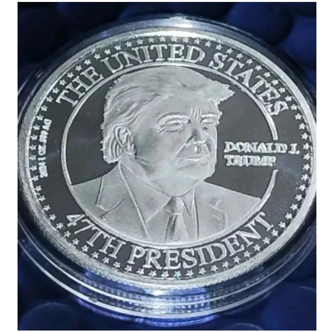 1オンス銀貨ドナルド・トランプ「TRUMP 47」プレセールラウンド勝利