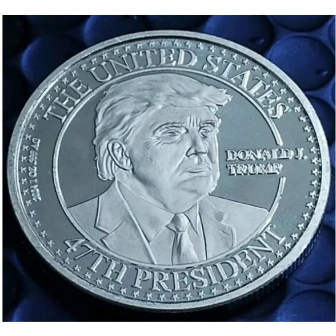 1オンス銀貨ドナルド・トランプ「TRUMP 47」プレセールラウンド勝利