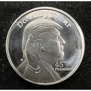 第45代 トランプ大統領 ホワイトハウス 1オンス 銀貨 999 新品 未開封 ドナルド・トランプ大統領、45回目のホワイトハウスで宣誓する1オンス