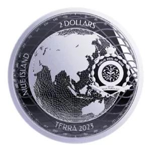 2023 1 オンス ニウエ テラ銀貨 (プルーフタイプ) : WORLDRE SOURCE