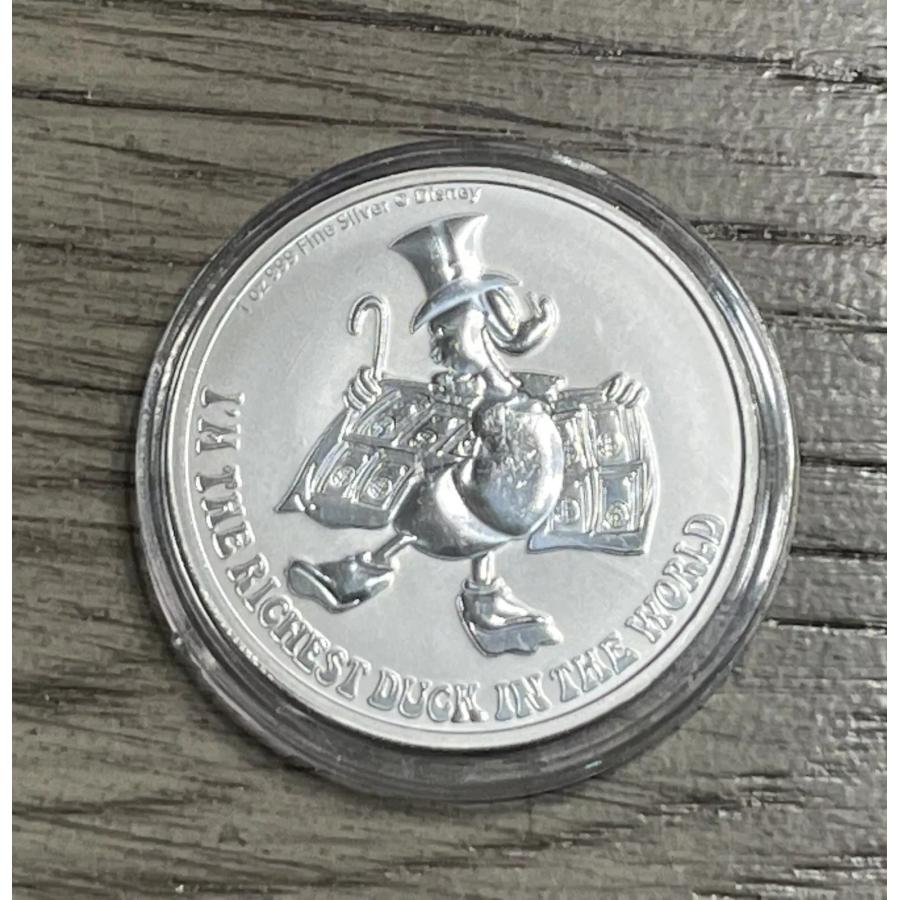 2022 ニウエ 1 オンス銀貨 $2 ディズニーのスクルージ マクダック BU