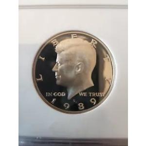 ケネディ ハーフダラー　1989年　19枚　40% 銀貨 1989 (S) NGC PF 69 ウルトラ カメオ ケネディ ハーフダラー コイン