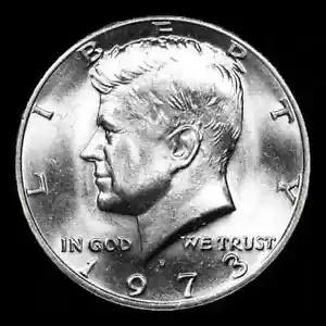 アメリカ銀貨等セット　ピースダラー　ケネディハーフダラー 1973-D ケネディ ハーフダラー 50c GEM++ 未流通コイン (#9-1426