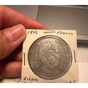 Franklin Mint フランスの銀貨 Erasme de Roterdam Franklin Mint