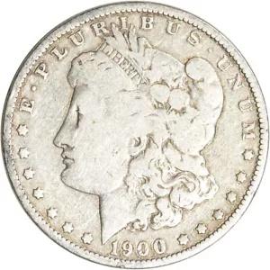 1900 O/CC US モルガン シルバー ダラー $1 - VG 詳細付きのカル