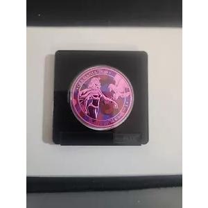 １x 2020年ゲルマニア1オンス レディ・ゲルマニア銀貨 ゲルマニア 2020 5 マーク - カモフラージュ エディション 1 オンス