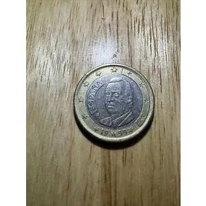 非常に珍しい 1 ユーロ レア コイン ESPANA 1999 スペイン : WORLDRE