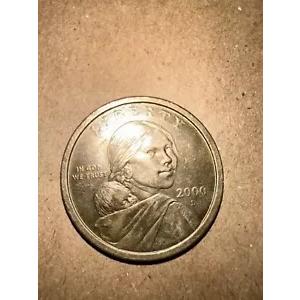 レア サカガウィア ネイティブ アメリカン コイン 2000 D 1 ドル