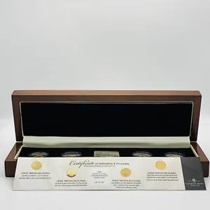 レア 2009 TDC 年ゴールド記念 4 X 1/25 オンスの純金クラウン コイン