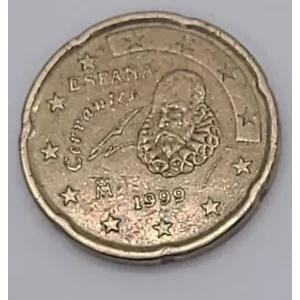 中古 スペイン 1999 20 セント ユーロ コイン : WORLDRE SOURCE - 通販