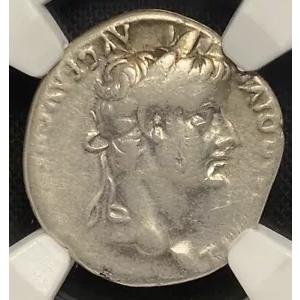 ティベリウス AD 14-37、シルバー トリビュート ペニー AR デナリウス