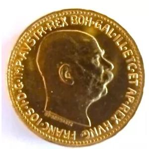 オーストリア金貨 20 コロナ コイン 1915 KM#2818 AGW 0.196 オンス